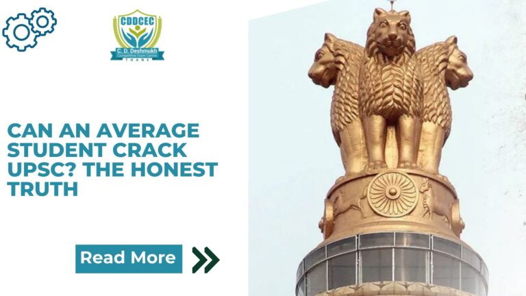 can an average student crack upsc